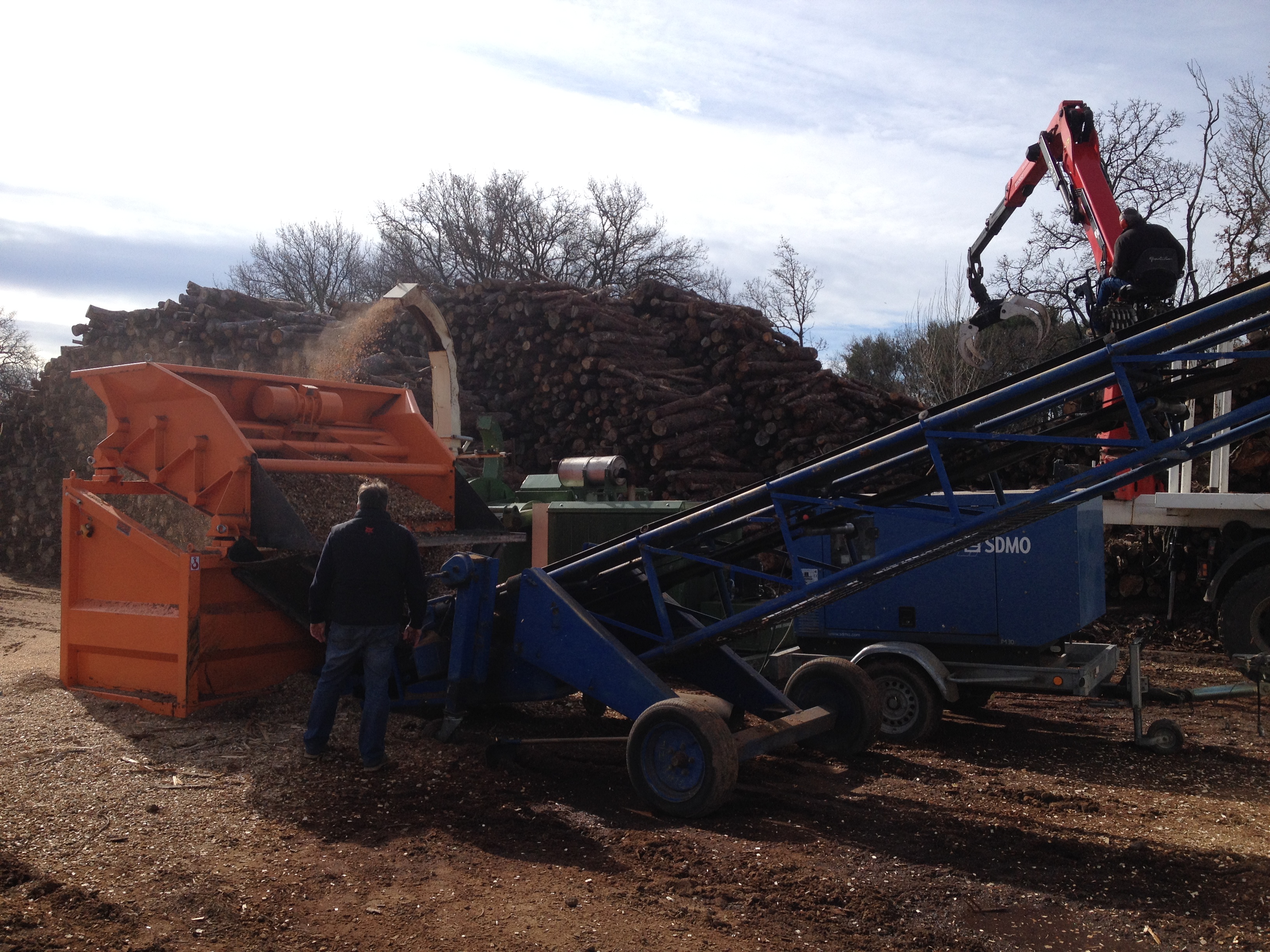 Cribleur crible cribleuse plaquettes