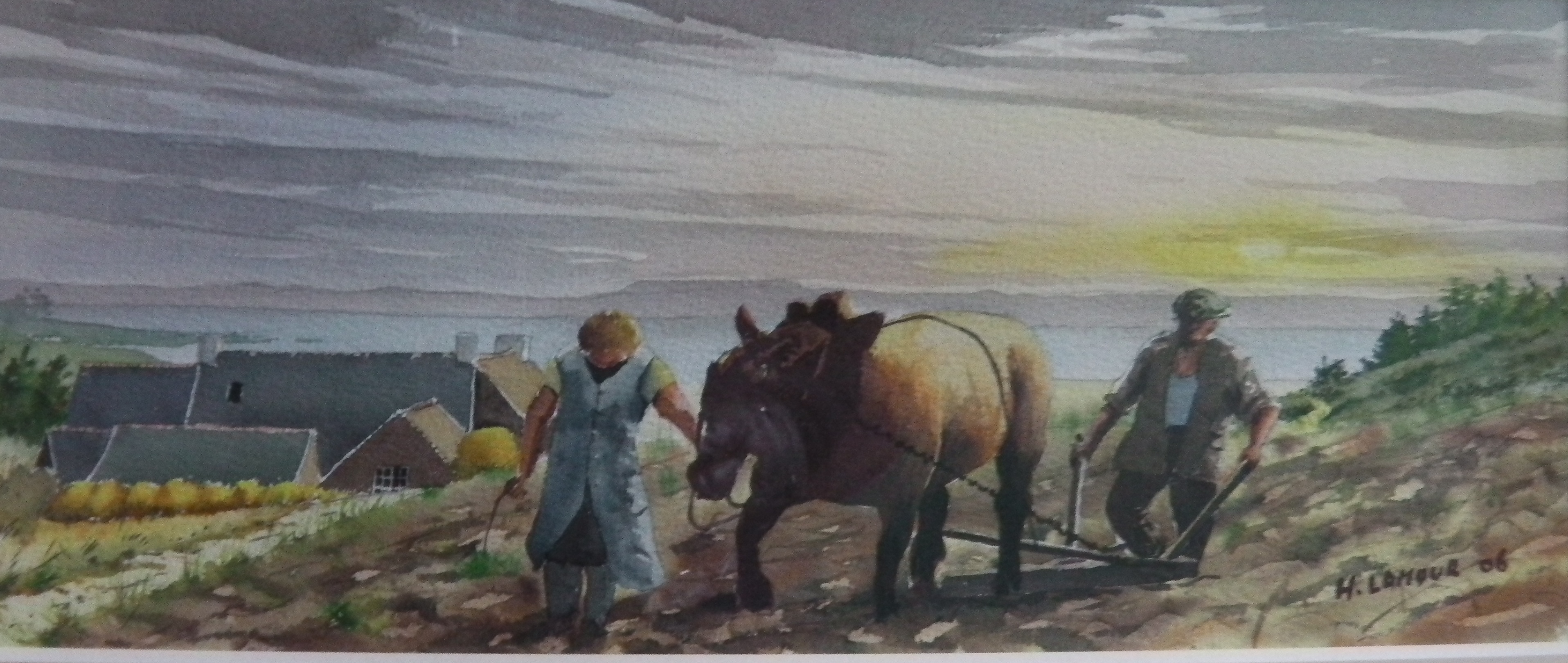 Sur l ile Callot 32x64