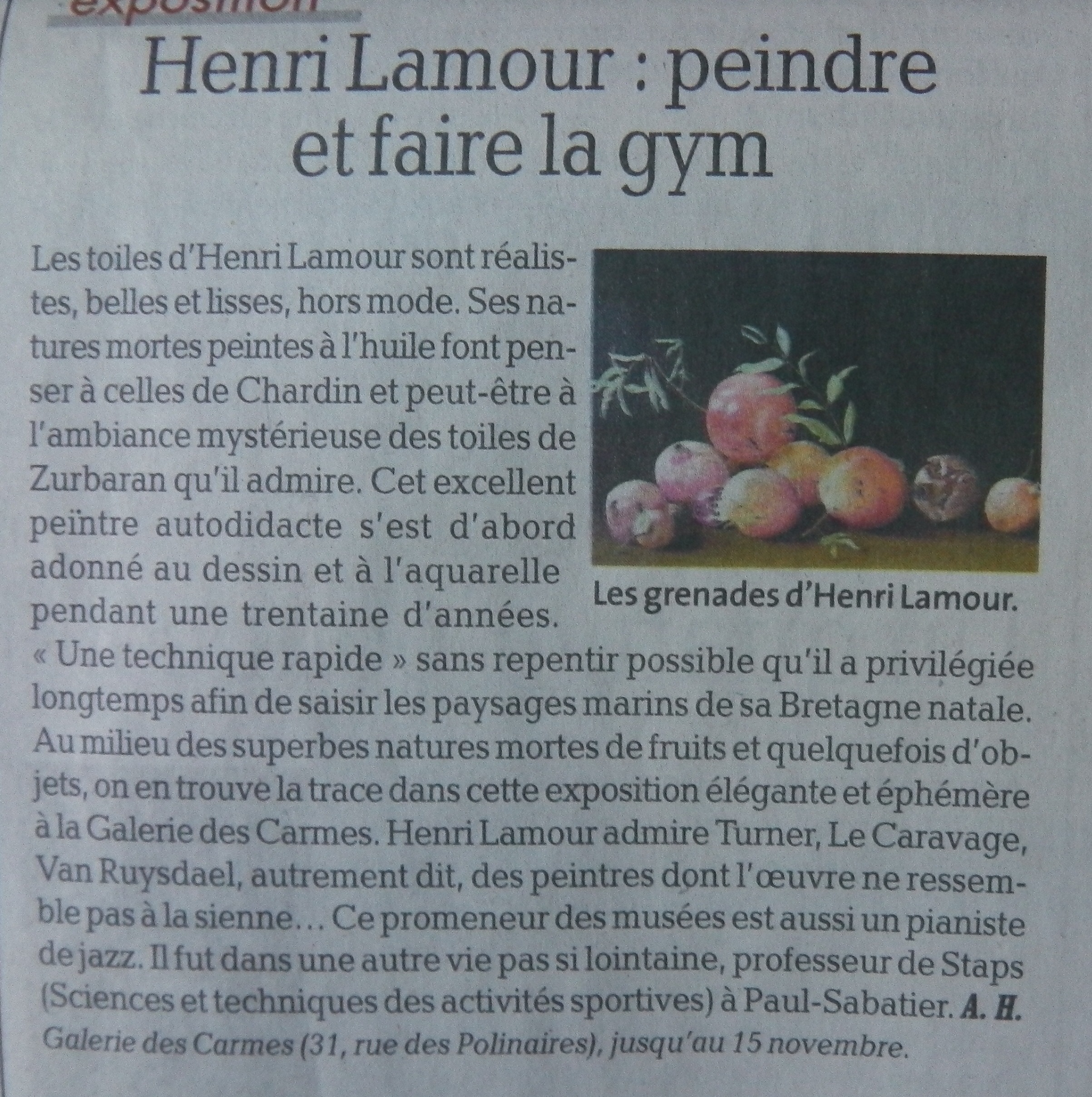 Article Depeche