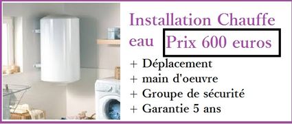 installation chauffe eau 