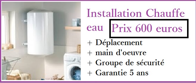 installation chauffe eau 