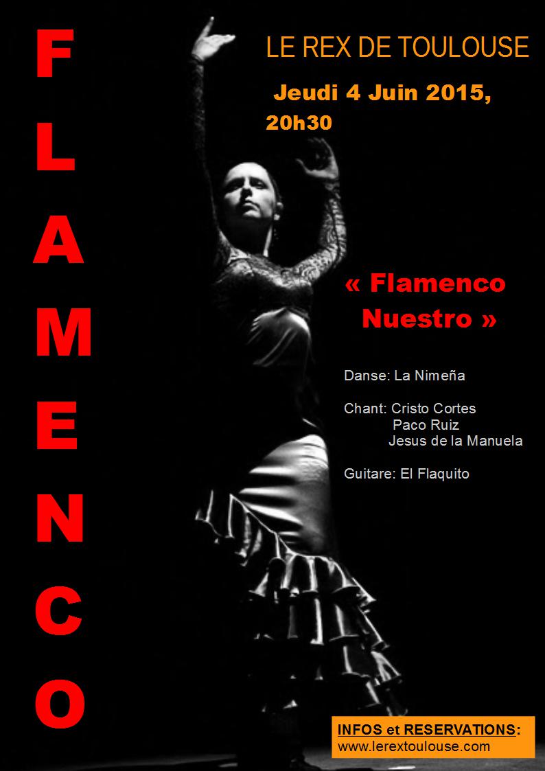 Affiche Flamenco Nuestro