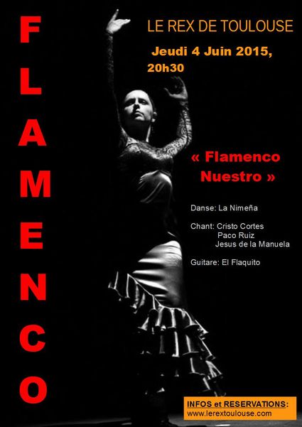 Affiche Flamenco Nuestro