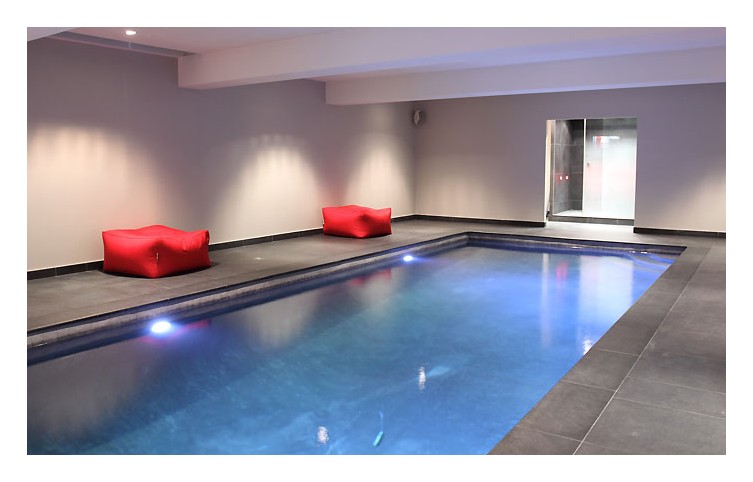 Piscine interieure moderne