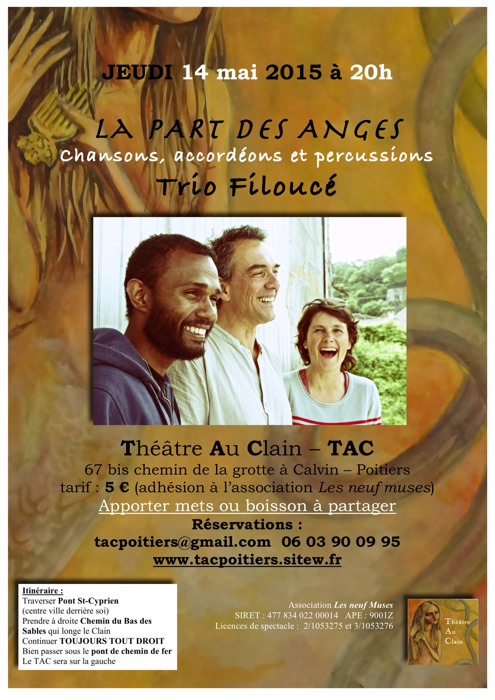 Trio filouce affichetac