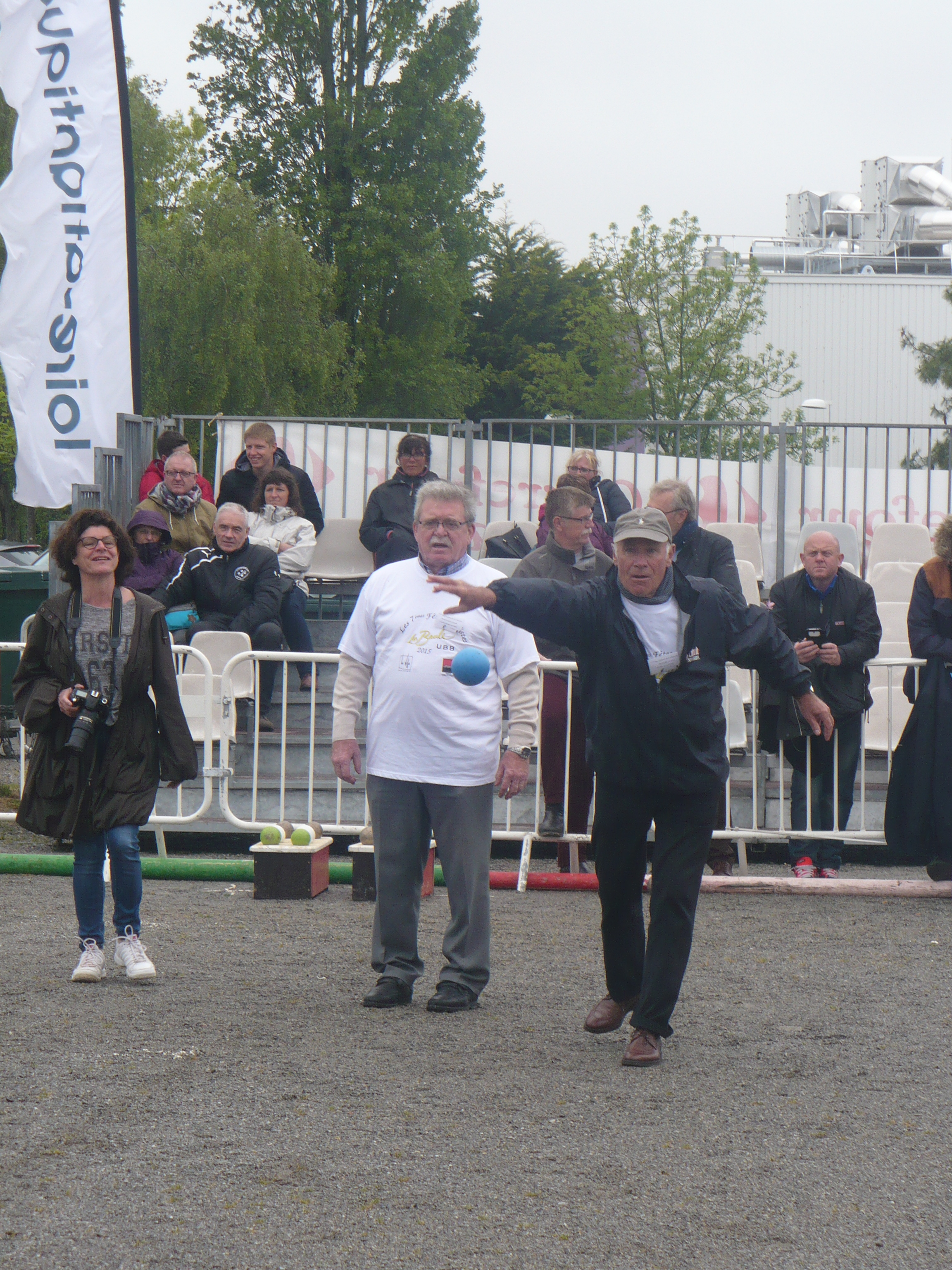 Monsieur le maire a l occasion du concours gentleman des 7emes fetes boulistes de La Baule