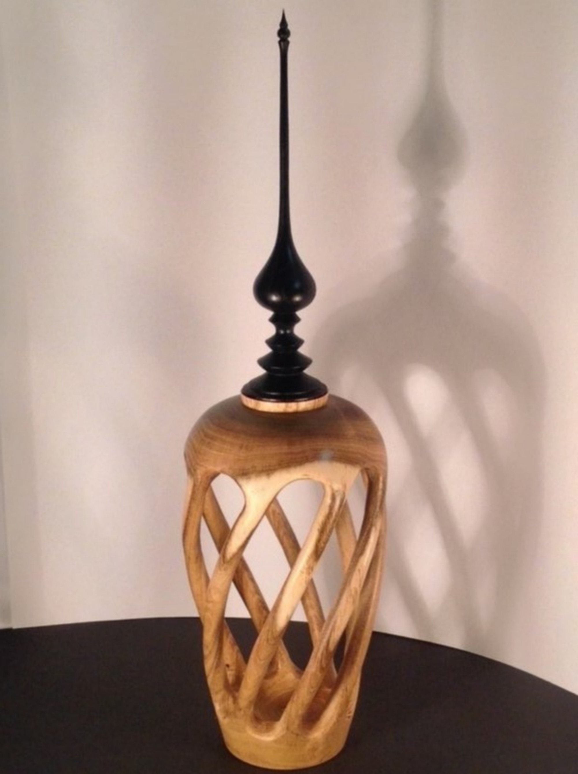 Vase en acacia