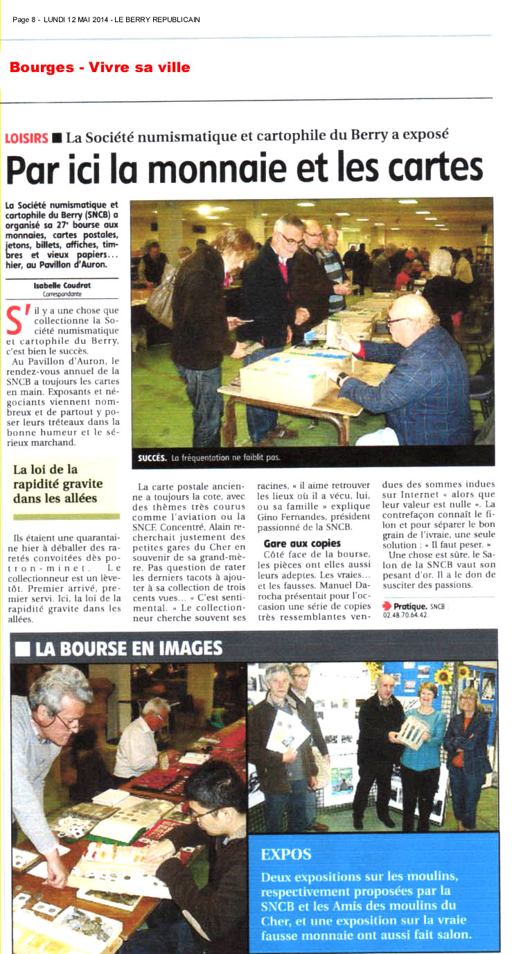 Article BR du 12 mai 2014 Isabelle Coudrat