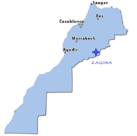 Carte maroc