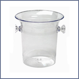 Seau champagne transparent 300