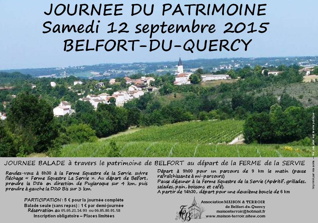 Patrimoine 2015