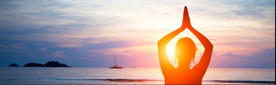 Image yoga plage