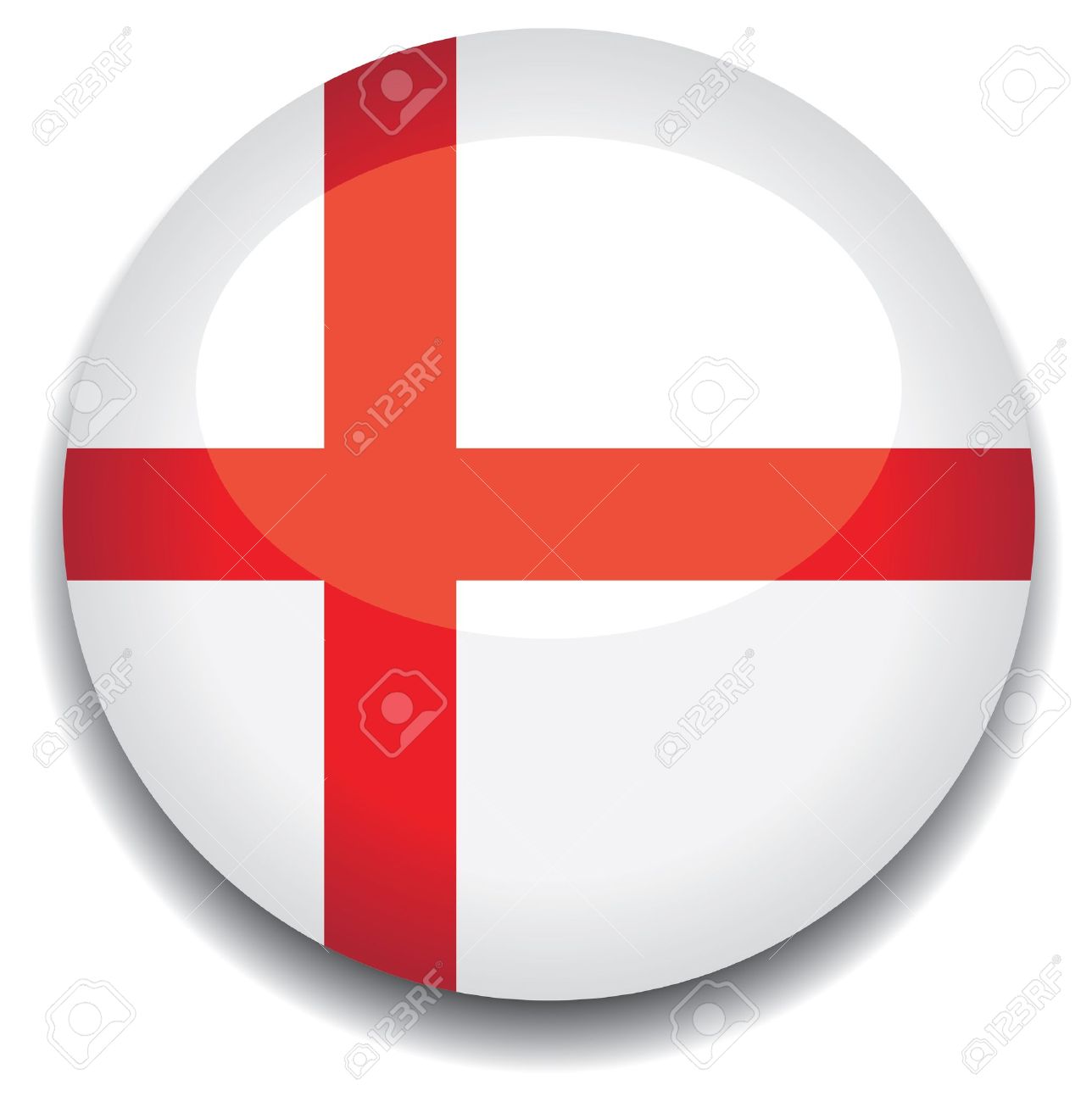 10230190 england flag in a button Stock Vector