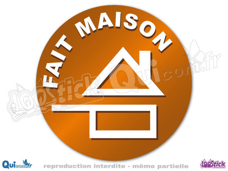 Autocollant fait maison logo z