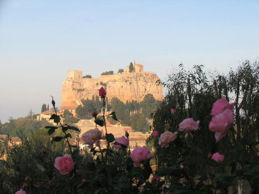 NOTRE ROCHER ...  ET  NOS ROSES