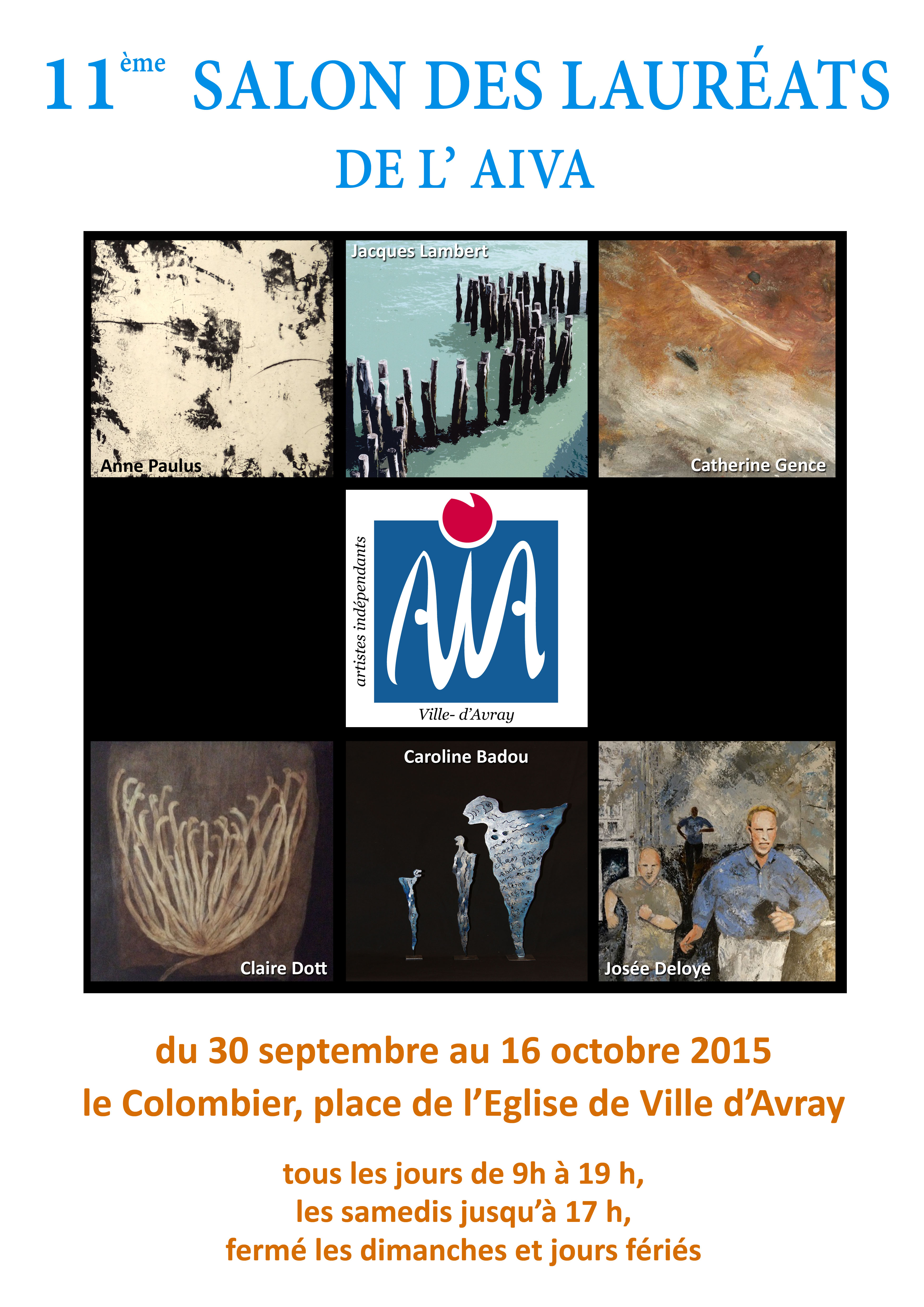 Affiche salon laureats 2015