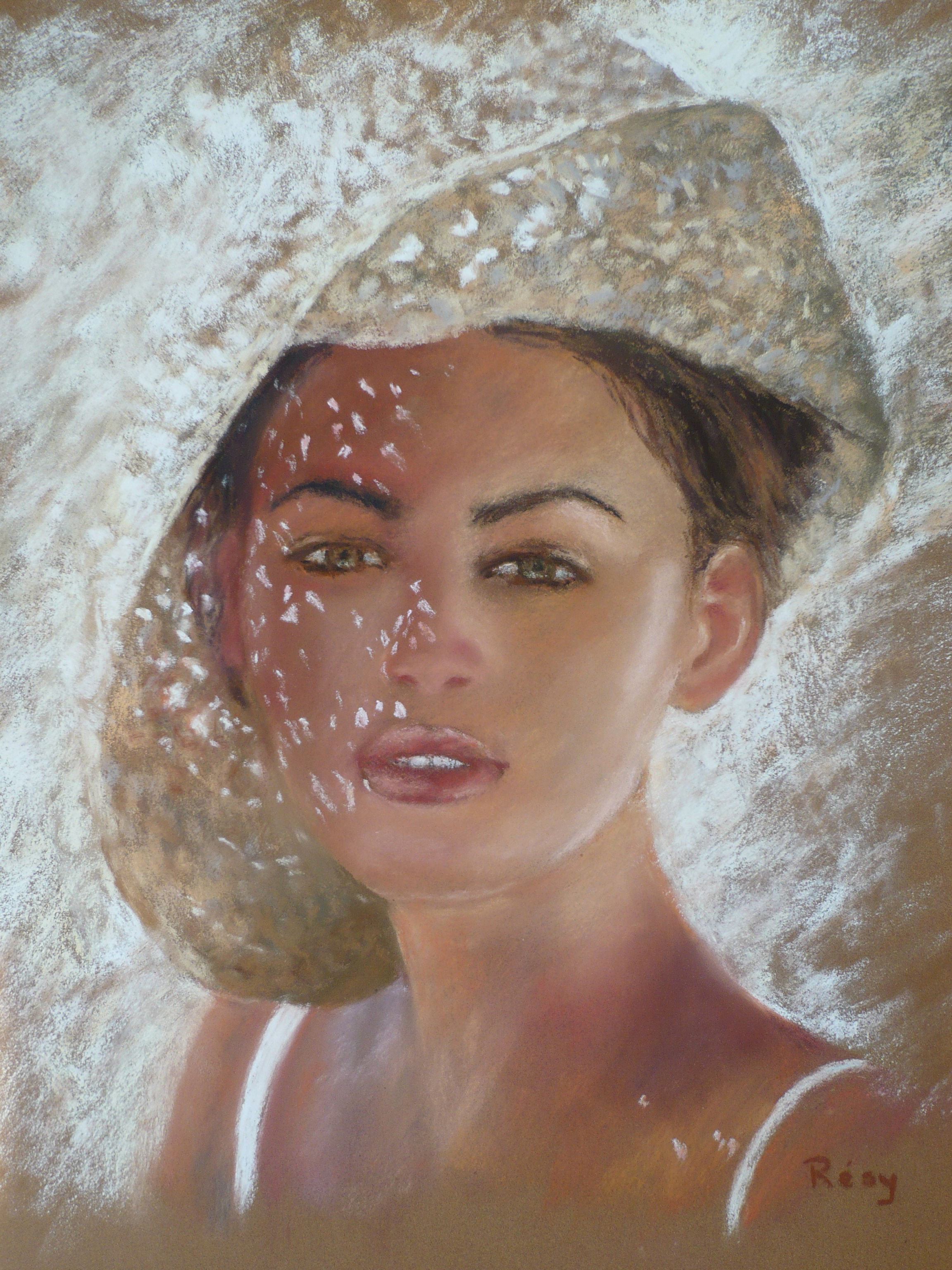    Femme au chapeau de paille : 460 € (plus diponible) 