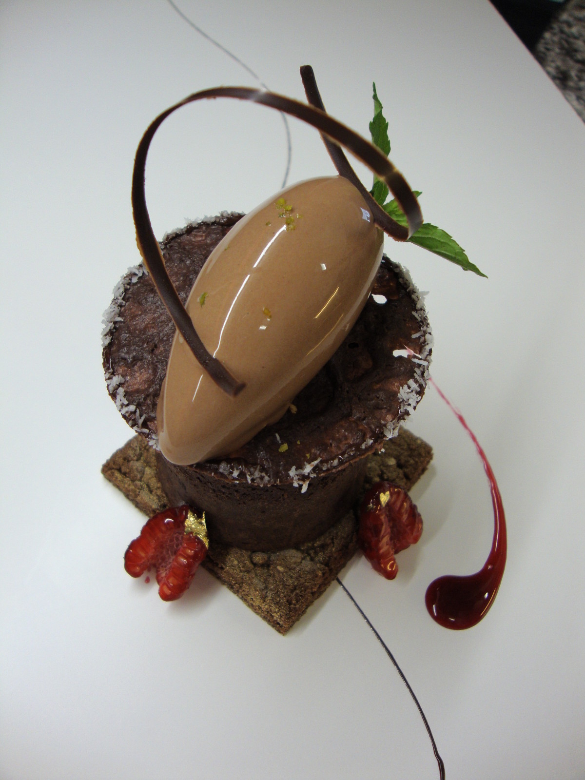 Recette moelleux au chocolat et son coeur coulant