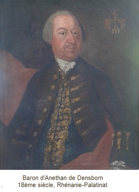 Baron portrait antic painting portret