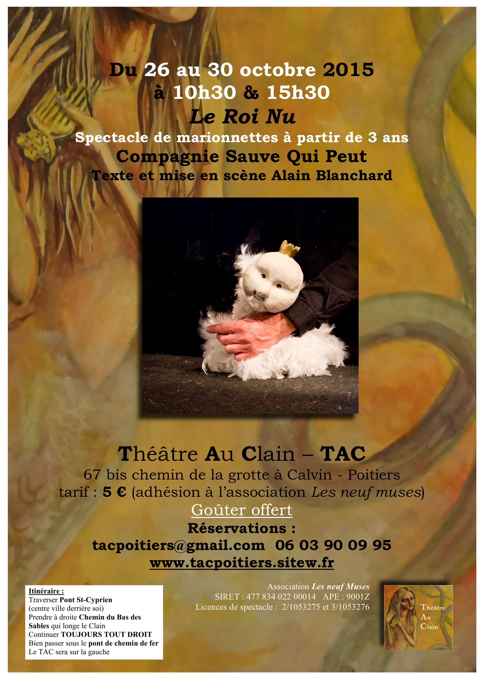 Roi nu affiche tac oct