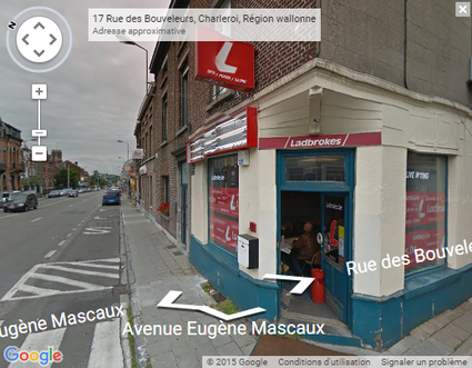 Ladbrokes Avenue Eugène Mascaux à Marcinelle