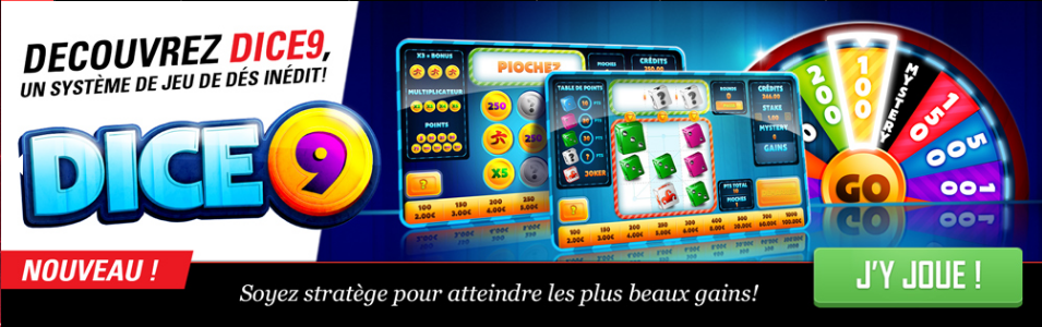 Dice9 Le nouveau jeu Dice stratégique