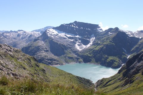 Vue panoramique depuis la montée vers le col de Barberine