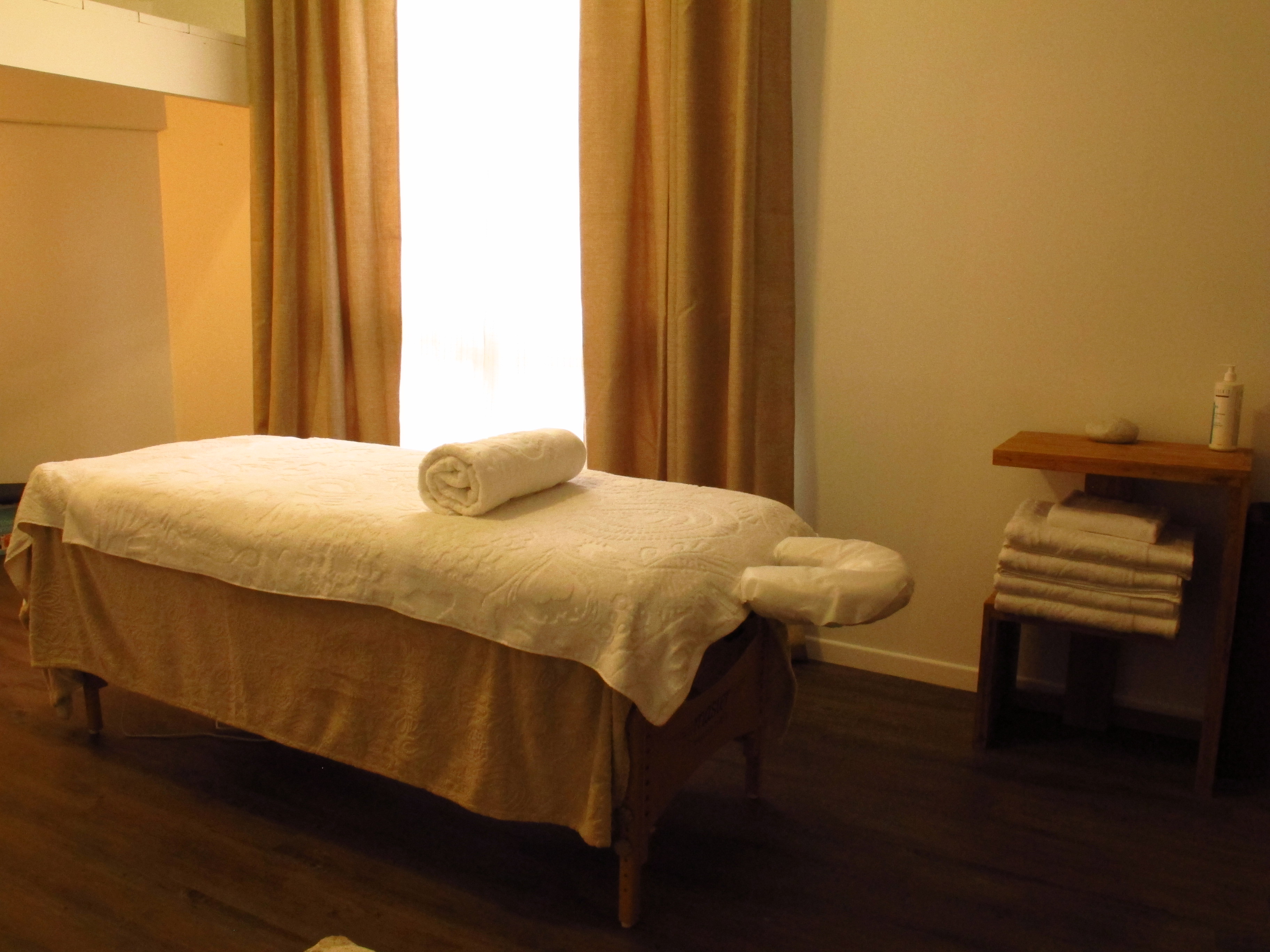 Table de massage chauffée