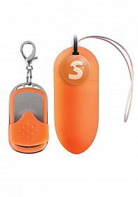 Ce petit oeuf rechargeables vibrant sans fil dispose de 10 modes de vibration différents, très excitants, tous ajustables à l´aide de la télécommande sans fil. D´un mode confortable et doux à un mode de vibration extrêmement fort, vous le commandez avec votre télécommande jusqu´à une distance de 20 mètres. L´oeuf est recouvert d´une couche douce et agréable au toucher. Ce qui lui donne un look et un design uniques. La télécommande est en acier inoxydable brossé et est équipée d´un fermoir, ce qui vous permet de l´attacher facilement à votre porte-clés. Conseil : donnez la télécommande à votre partenaire, il ou elle prendra le contrôle de l´oeuf.