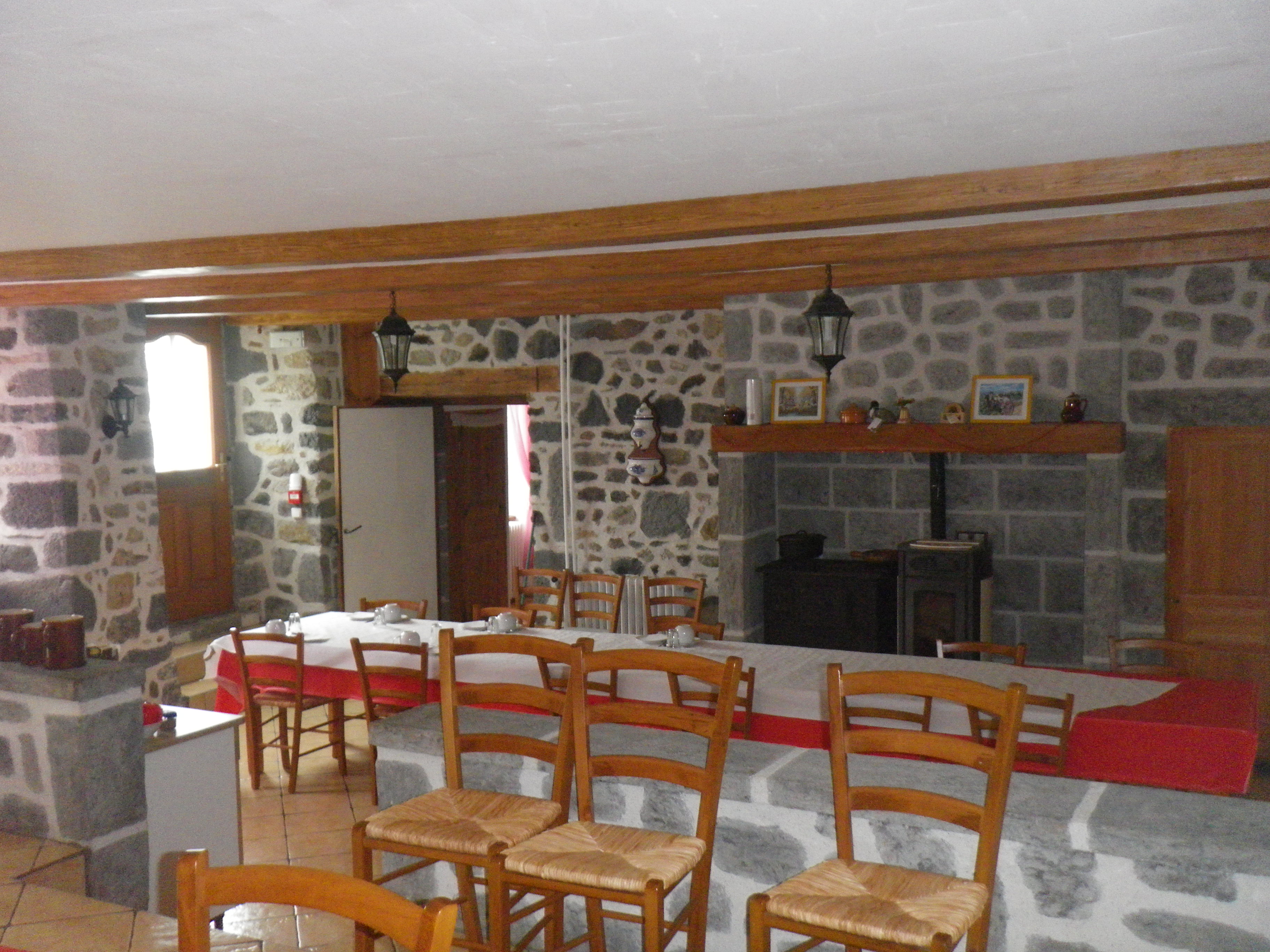 Grande salle à manger
Au Rez de chaussé