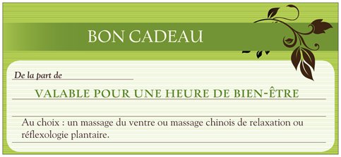 bon cadeau
