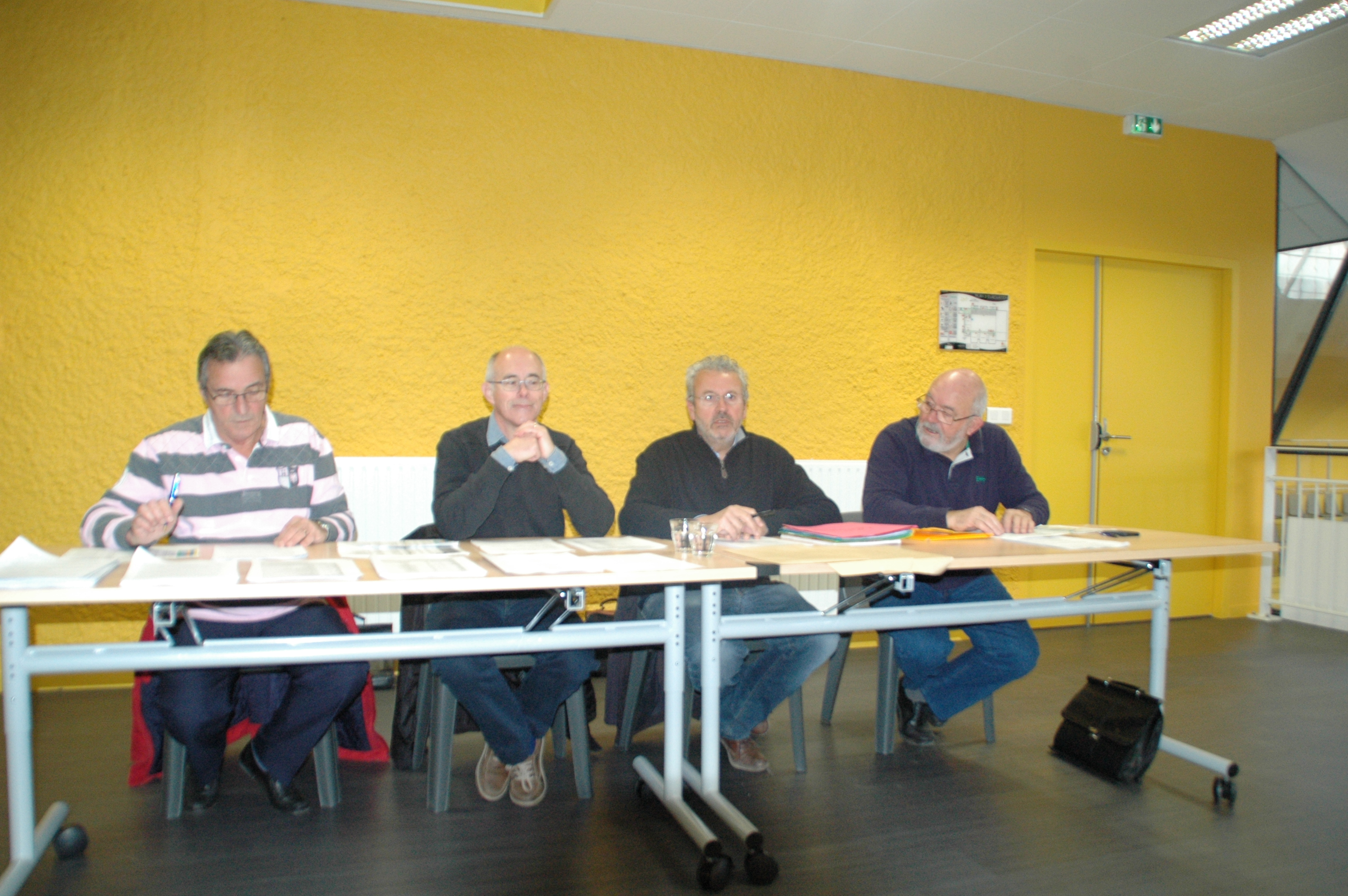bureau de l'U.B.B à l'A.G du 22 nov 2015