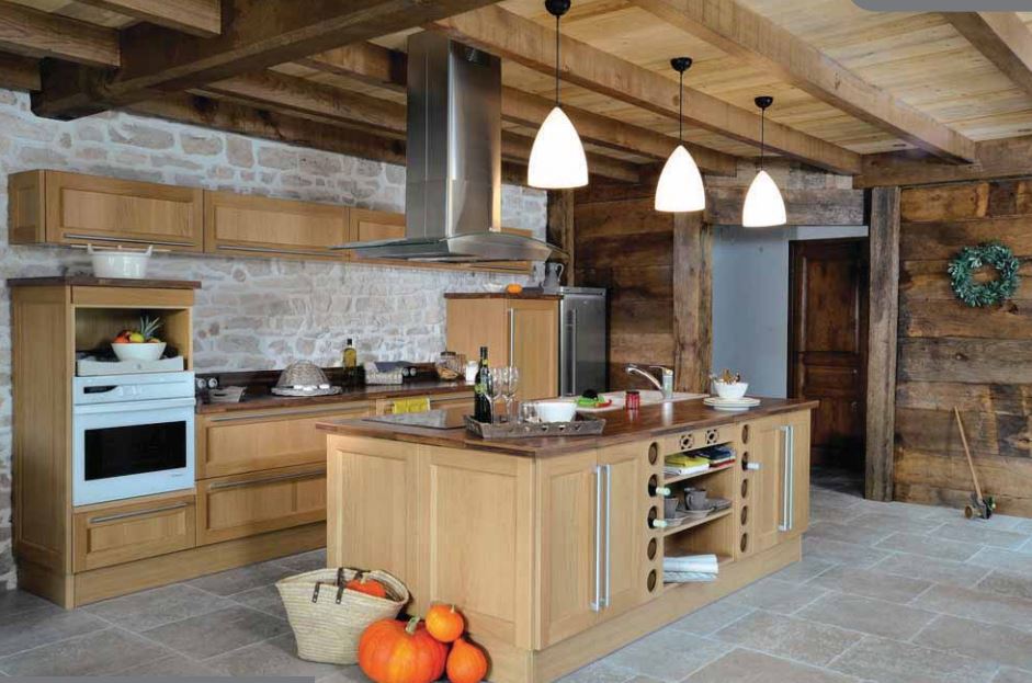 Cuisines bois massif pau