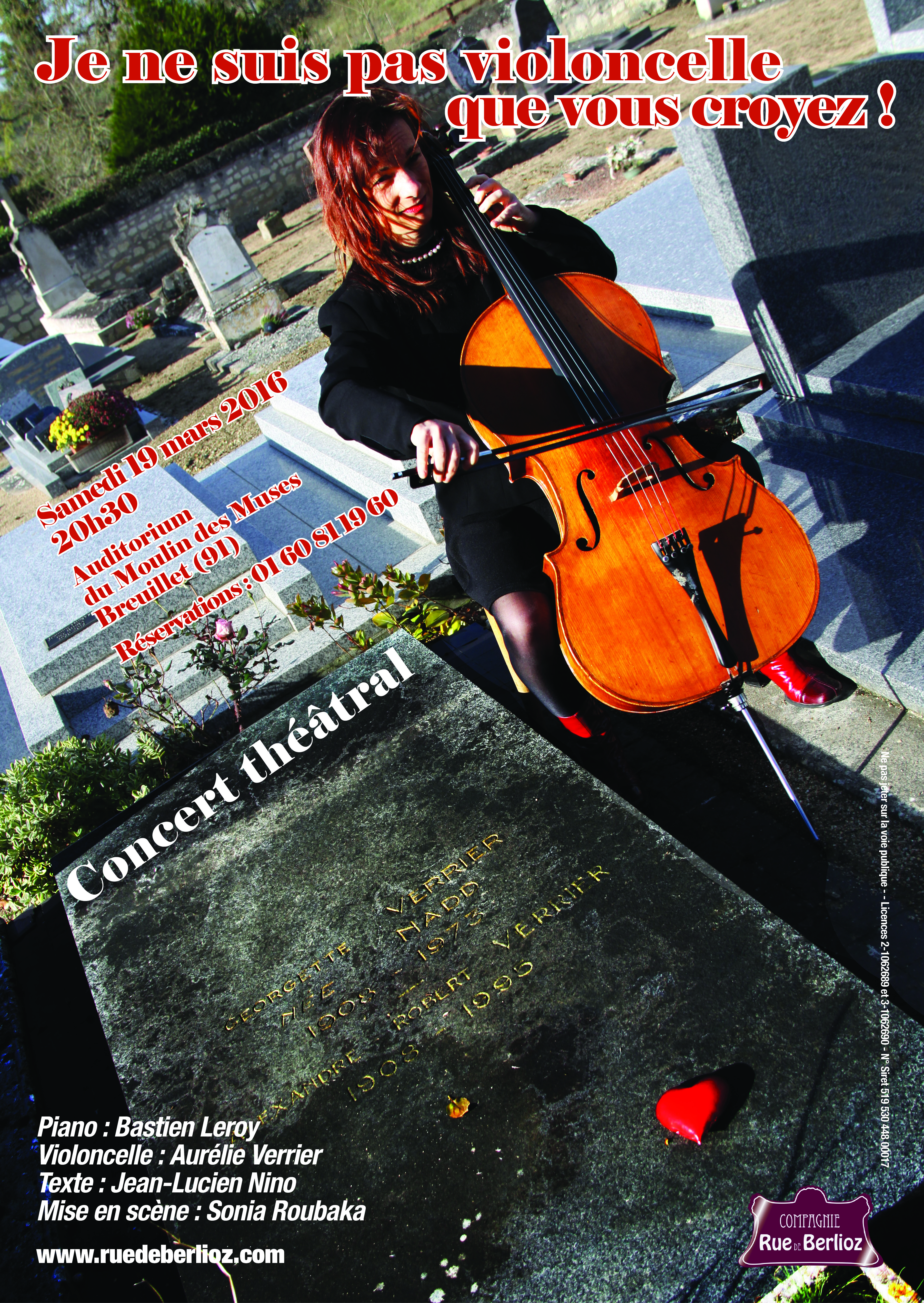 Affiche violoncelle A3