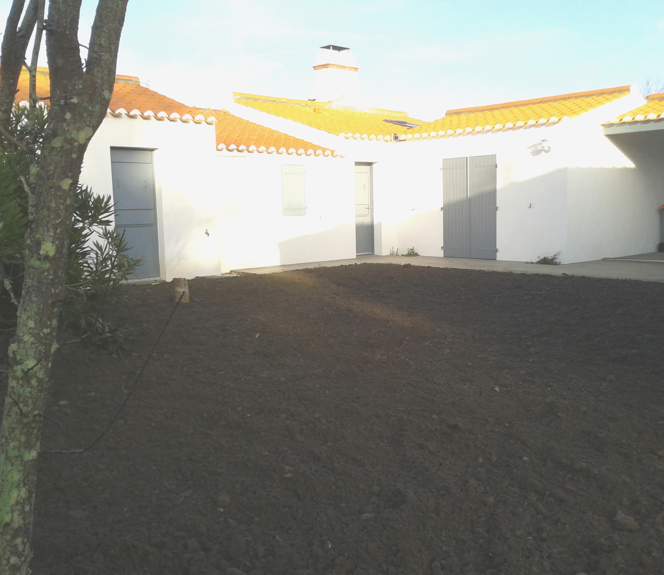 Prepa terrain pour engazonnage