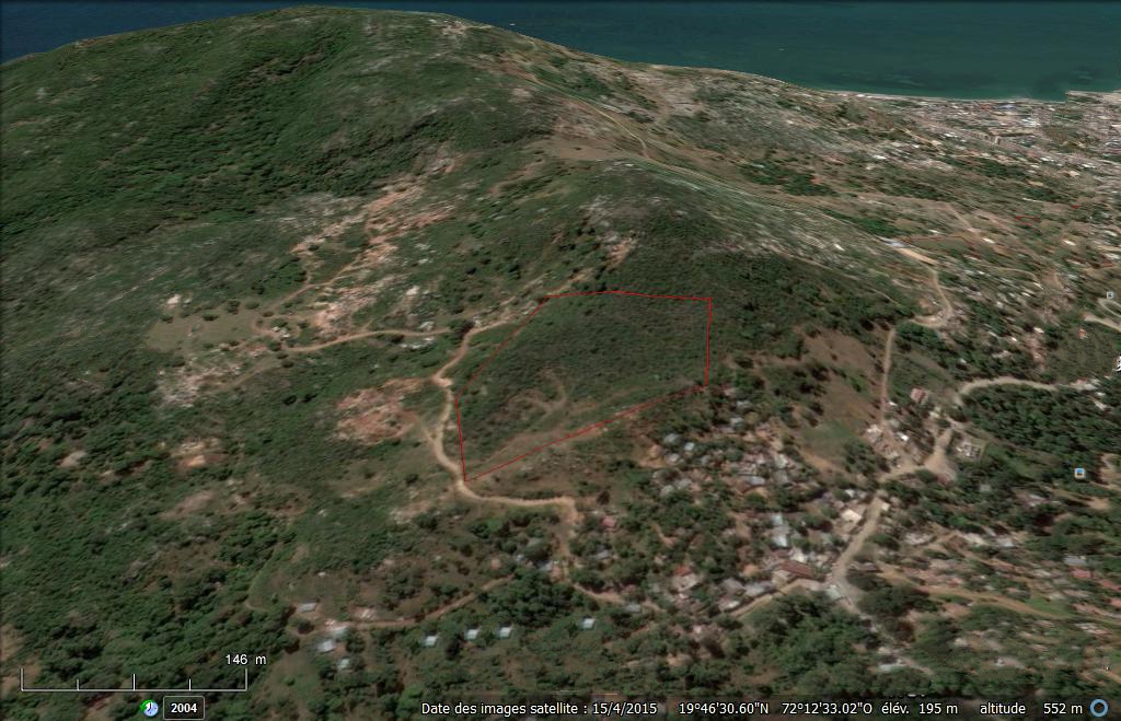 Bois Roc, vue générale vers l'Ouest