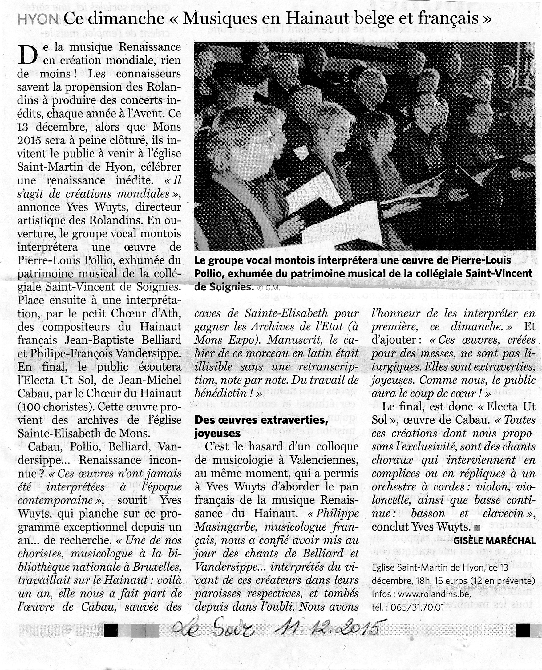 Article Le Soir