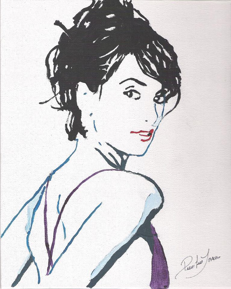 Penelope Cruz Pop Art. Vendu.