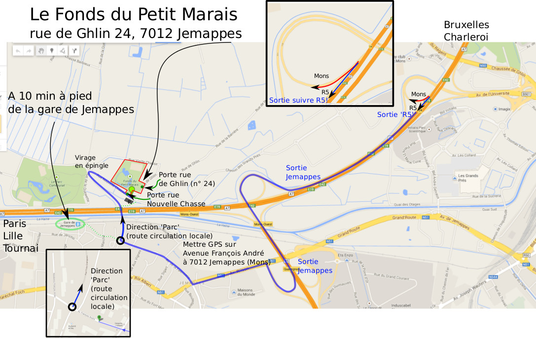 Plan acces FondsPetitMarais
