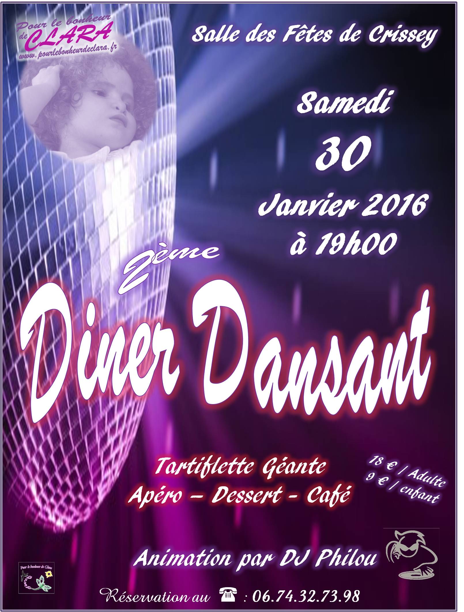Affiche Soiree Clara