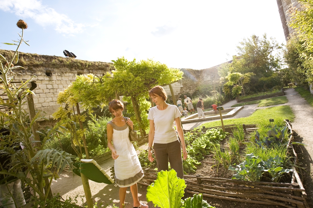 Jardin du donjon de loches