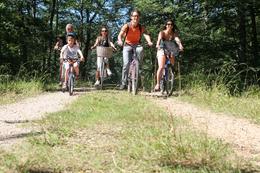 Balade a velo dans la foret de loches col