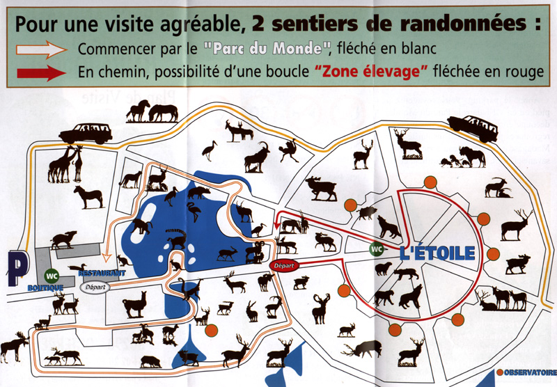 Plan parc de la haute touche