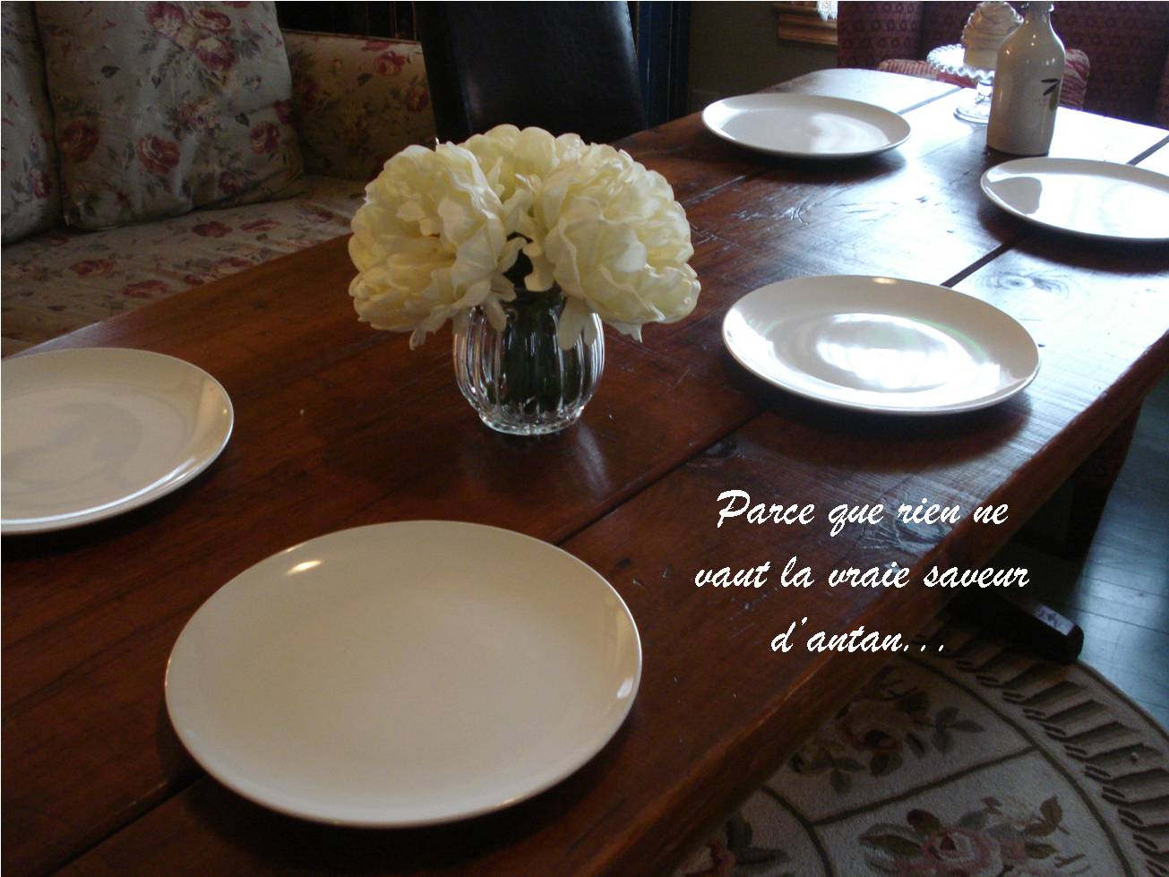 Table saveur d antan