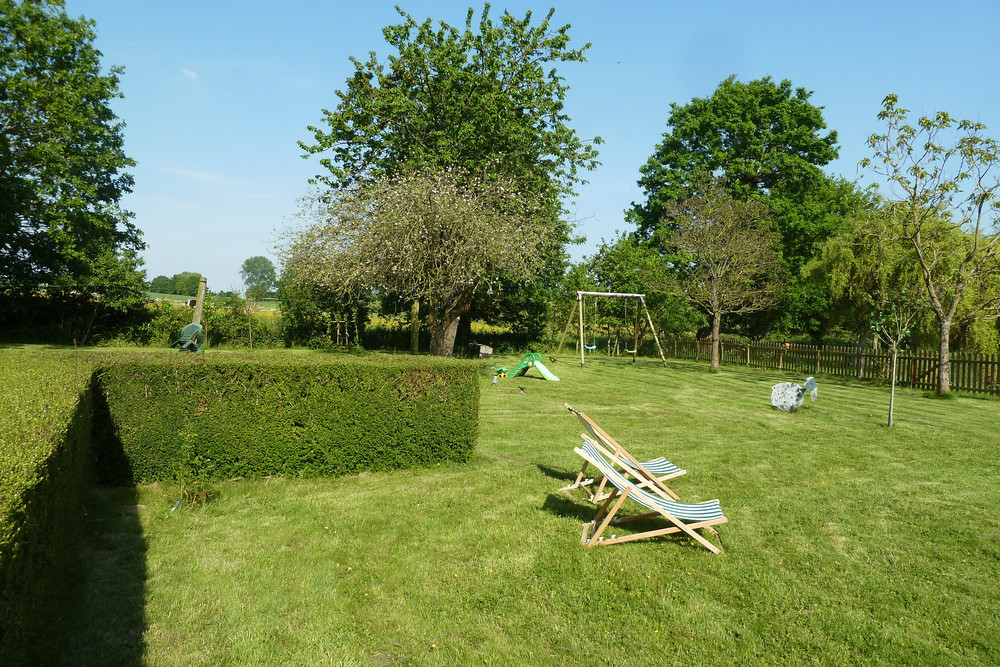         Dans le jardin...