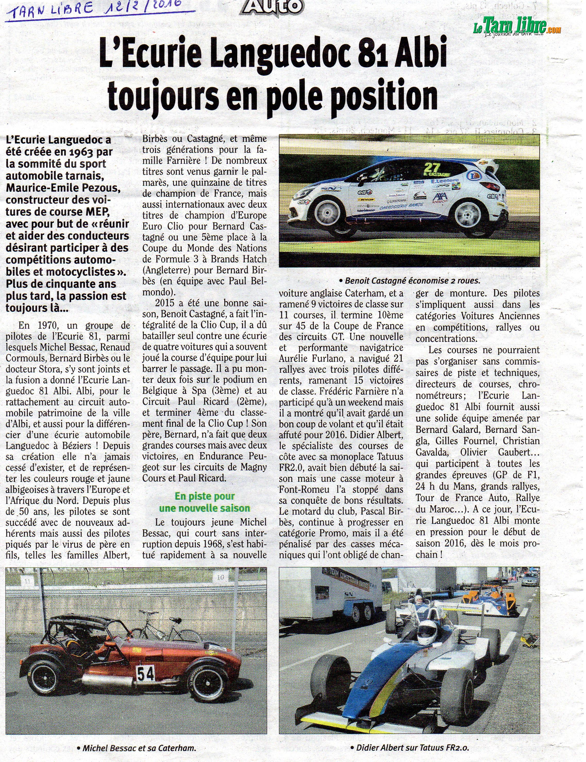 Article Tarn Libre 10 2 16