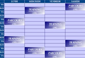 Planning Cours Collectifs golf
  Golf d'Allauch - Marseille