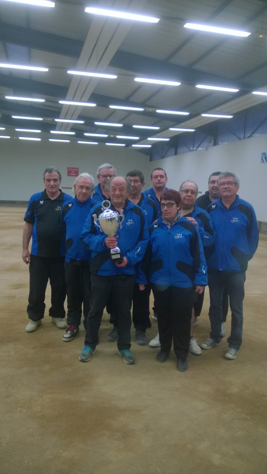L U B B championne departementale 2016 des A S 3 4D