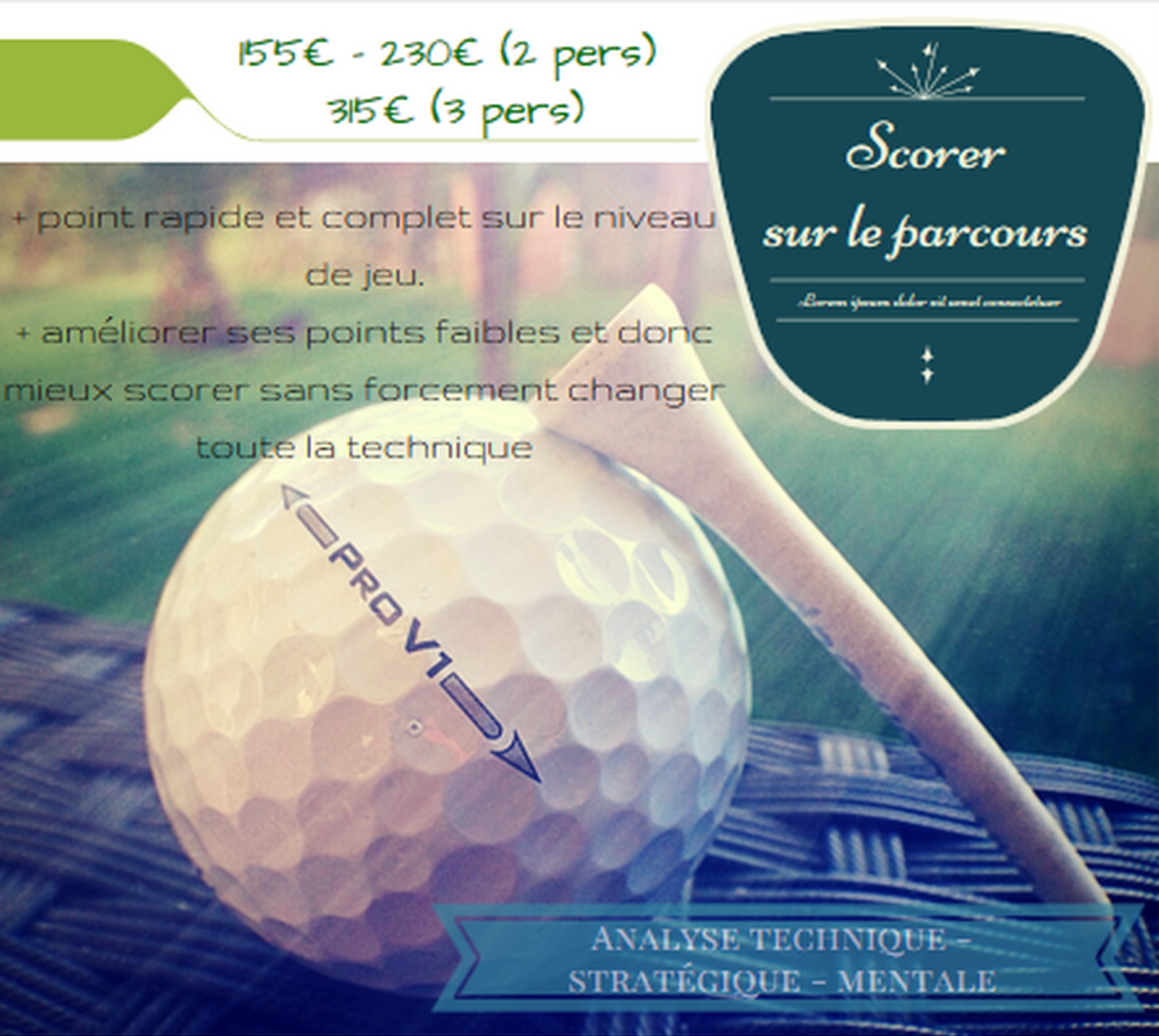 Bilan et entraînement sur les facteurs de la performance (technique - statégie - mental)