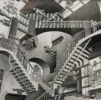 La maison aux escaliers de MC Escher